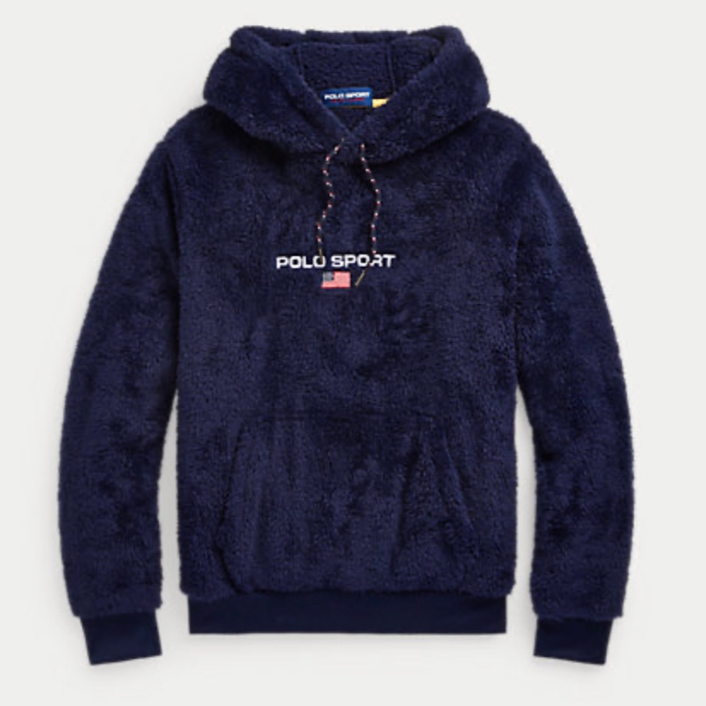 Polo Ralph Lauren Pile Fleece Hoodie. Size M